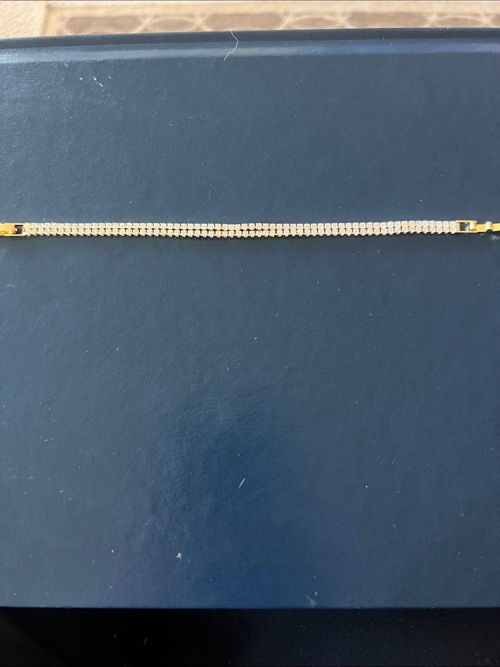 Gold Tennis Bracelet - Elegant Women's Jewelry